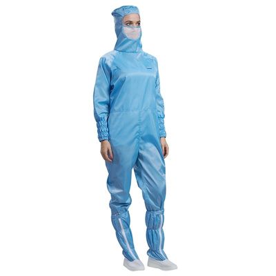 Anti Static 2.5mm Grid SMS Protective Working Coveralls